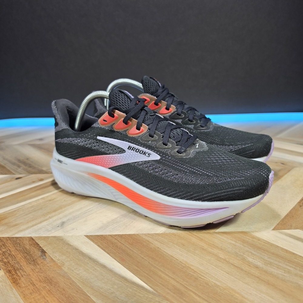 Brooks Ghost 17 Women's 10.5 Black Coral 1204311B080 Running Athletic Sneakers